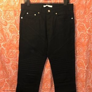 Givenchy Black Moto Jeans (new!)